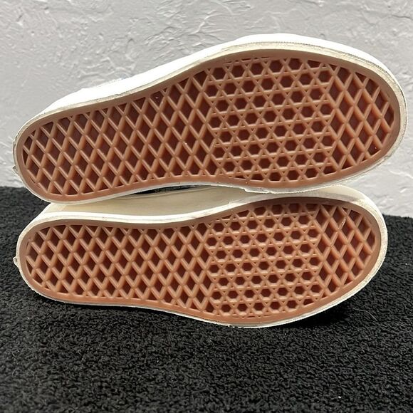 🔥 VANS Old Skool Stackform Denim Floral Platform Sneakers Women Sz 6 - PERFECT - Picture 11 of 14